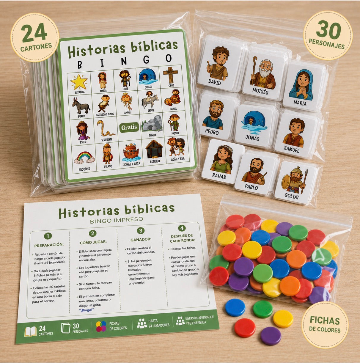 Bingo Historias Bíblicas