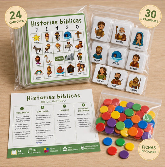 Bingo Historias Bíblicas