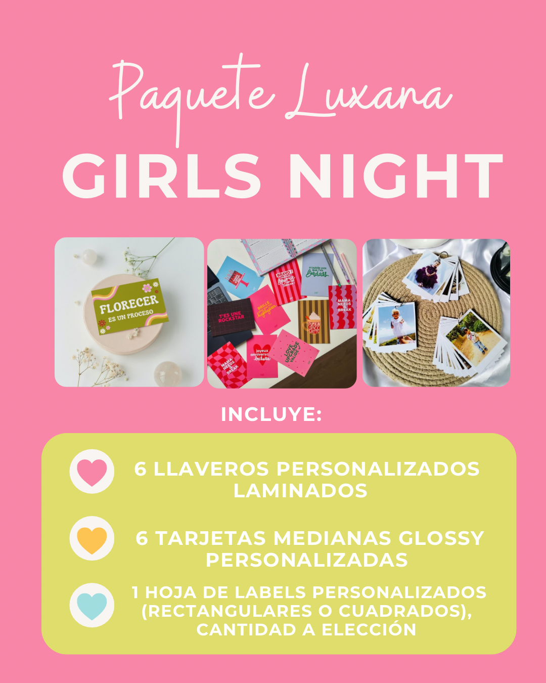 Paquete Luxana Girls Night