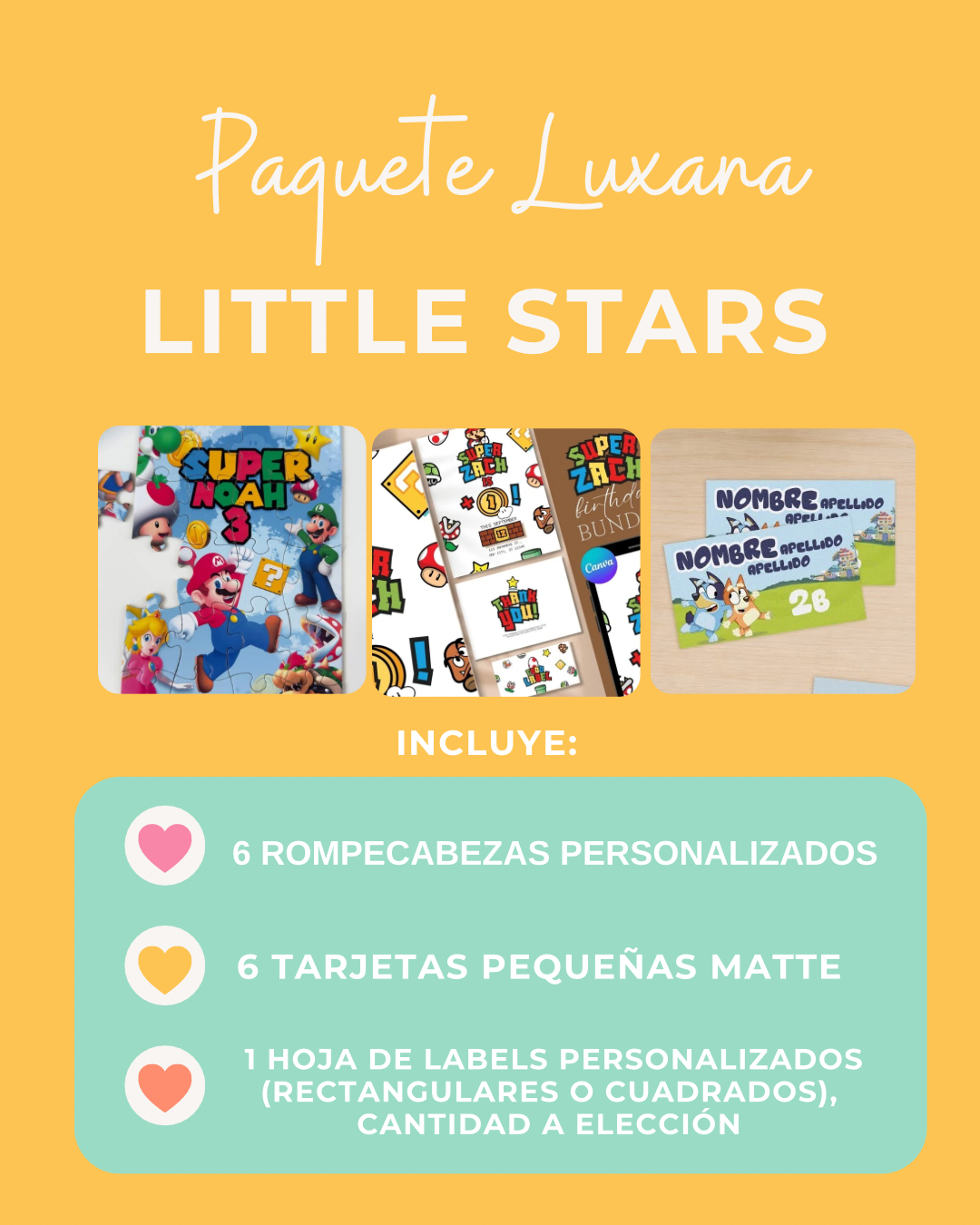 Paquete Luxana Little Stars