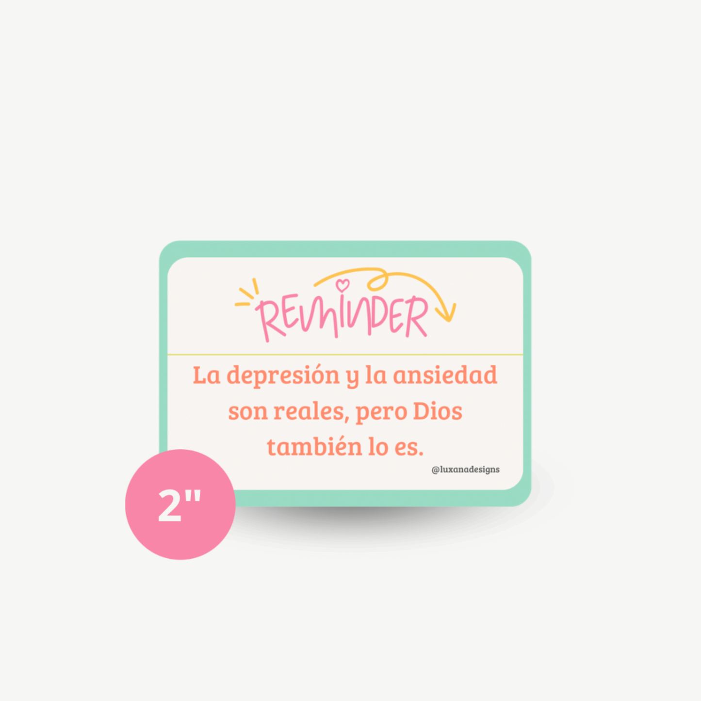 Friendly Reminder Mini Sticker