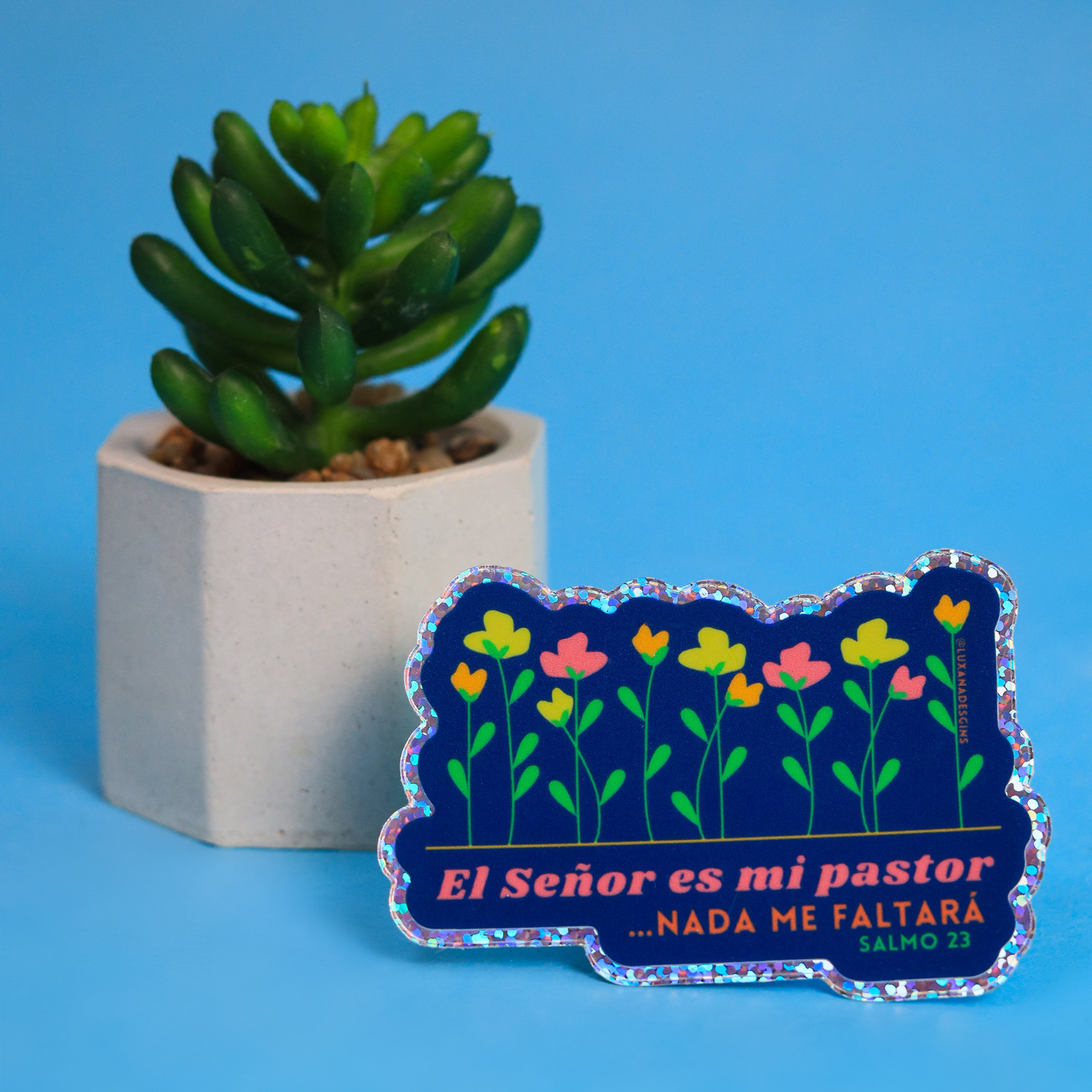 Sticker Salmo 23 (navy)