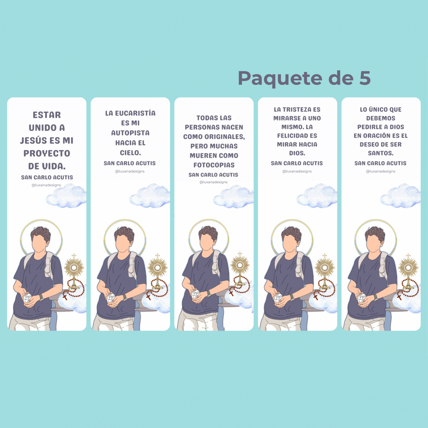 San Carlos Acutis Bookmark Set
